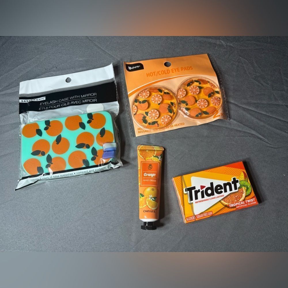 4 pc New Orange Theme Bundle NWT